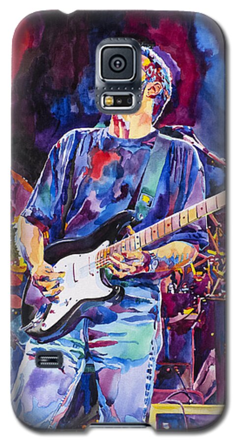 Eric Clapton Galaxy S5 Case featuring the painting ERIC CLAPTON and BLACKIE by David Lloyd Glover