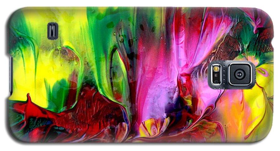 Color Galaxy S5 Case featuring the painting Essence by Fred Wilson