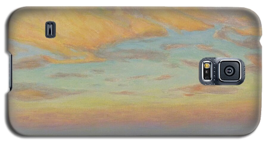 Seascape Galaxy S5 Case featuring the painting Evening by Joe Bergholm