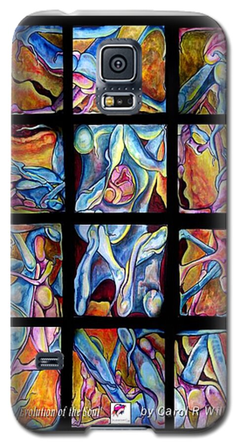 Figure Galaxy S5 Case featuring the painting Evolution of the Soul by Carol Rashawnna Williams