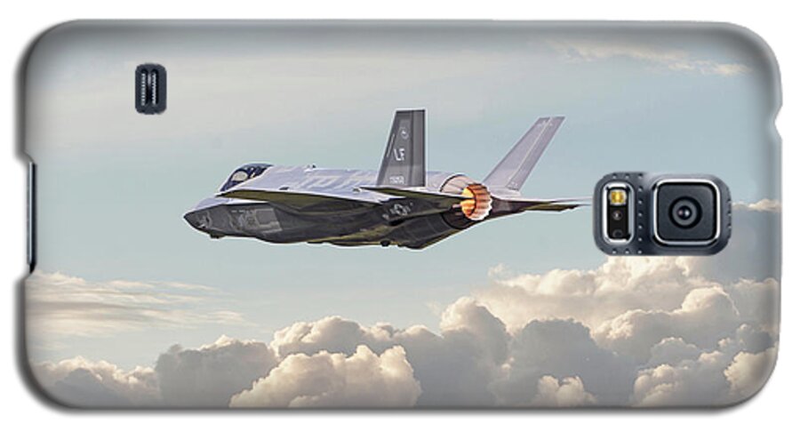 Aircraft Galaxy S5 Case featuring the photograph F35 - Into the Future by Pat Speirs