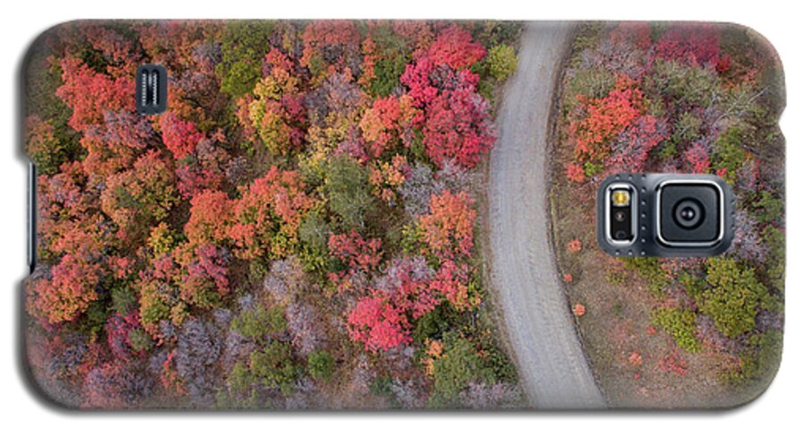 Fall Galaxy S5 Case featuring the photograph Fall Road by Wesley Aston