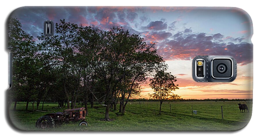 Canova Galaxy S5 Case featuring the photograph Farm View by Aaron J Groen