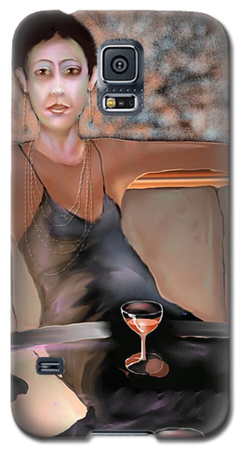 Female Galaxy S5 Case featuring the digital art Fiona Bonny by Kerry Beverly