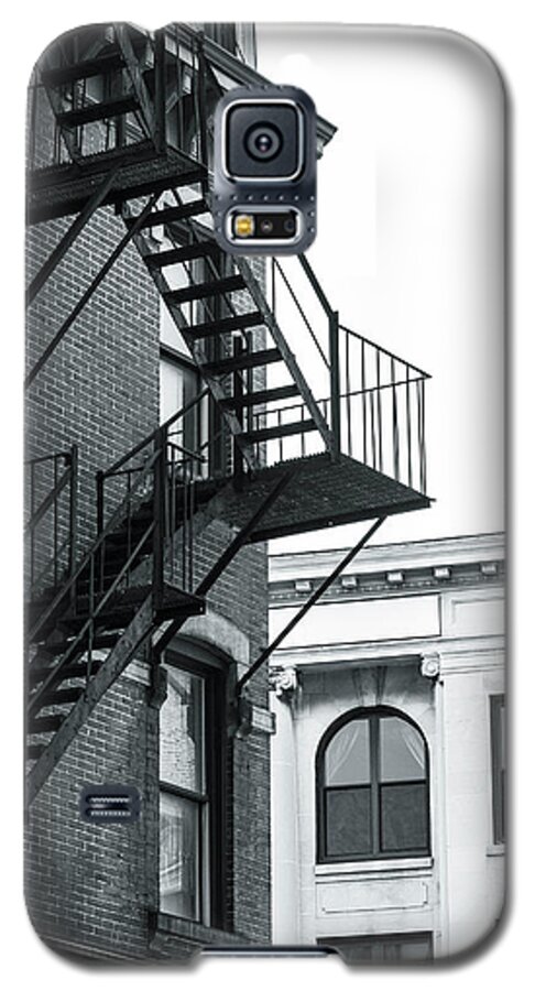 Stairs Galaxy S5 Case featuring the photograph Fire escape stairs by Jason Hughes