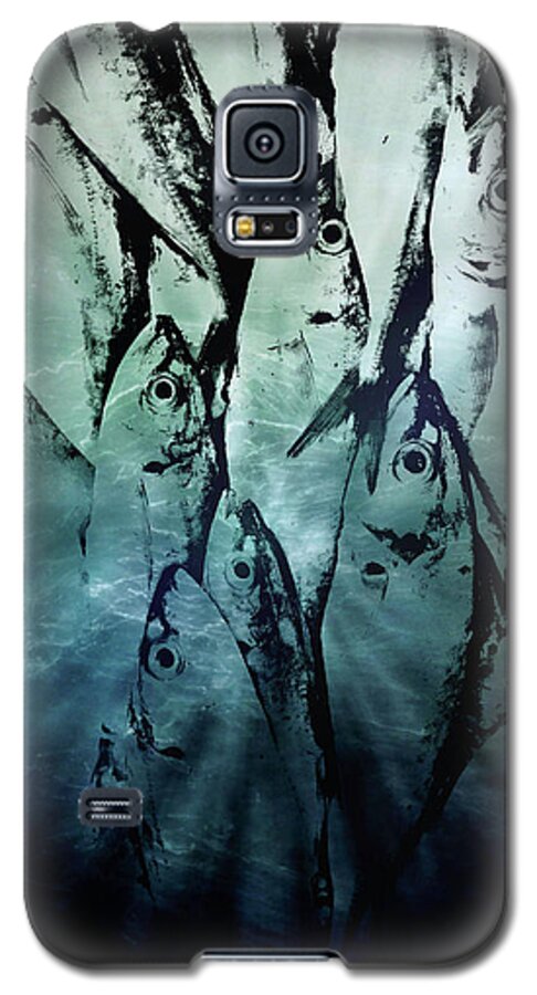 Art Galaxy S5 Case featuring the photograph Fish pattern by Tom Gowanlock