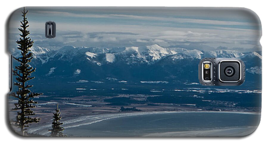 Winter Galaxy S5 Case featuring the photograph Flathead Valley in the Winter by Jedediah Hohf