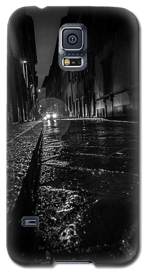 Edited Galaxy S5 Case featuring the photograph Florence Nights by Sonny Marcyan