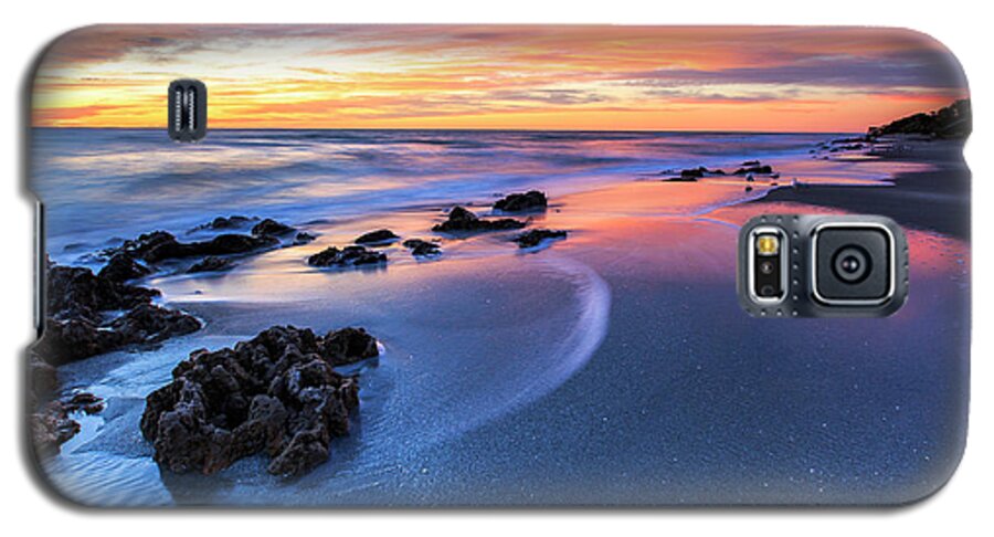Casperson Beach Galaxy S5 Case featuring the photograph Florida Beach Sunset 4 by Ben Graham