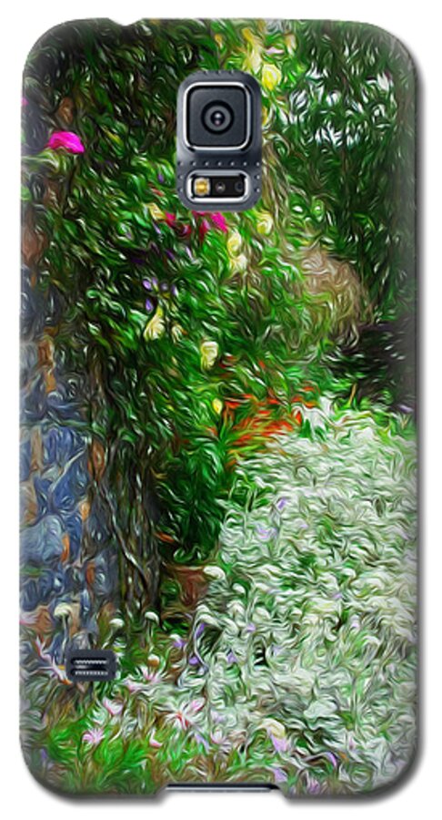 Flower Corner In Guernsey Galaxy S5 Case featuring the photograph Flower Corner In Guernsey by Bellesouth Studio