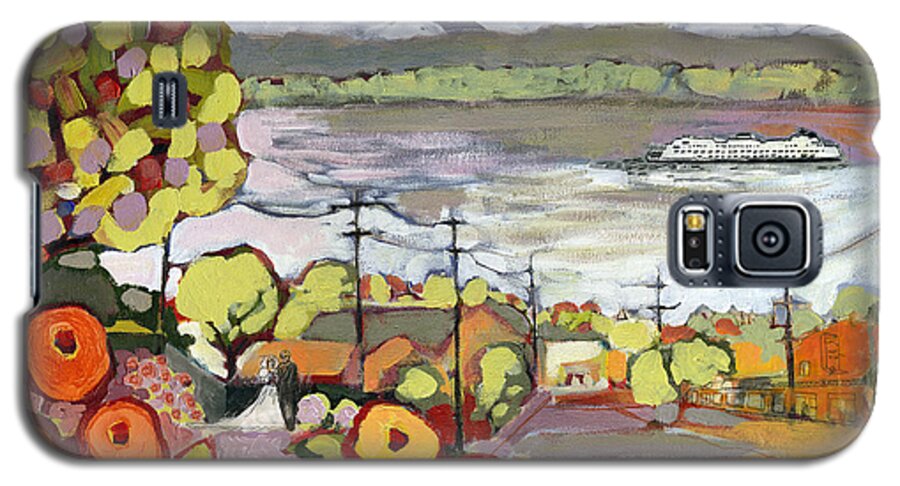 Edmonds Galaxy S5 Case featuring the painting Fond Memories by Jennifer Lommers