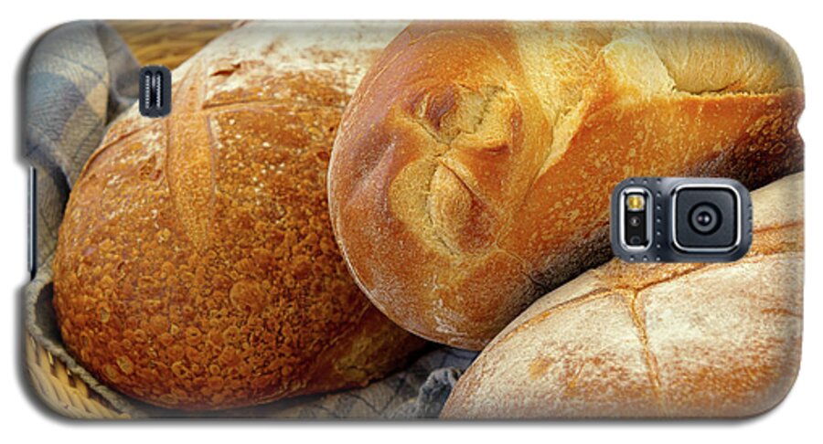 Chef Art Galaxy S5 Case featuring the photograph Food - Bread - Just loafing around by Mike Savad