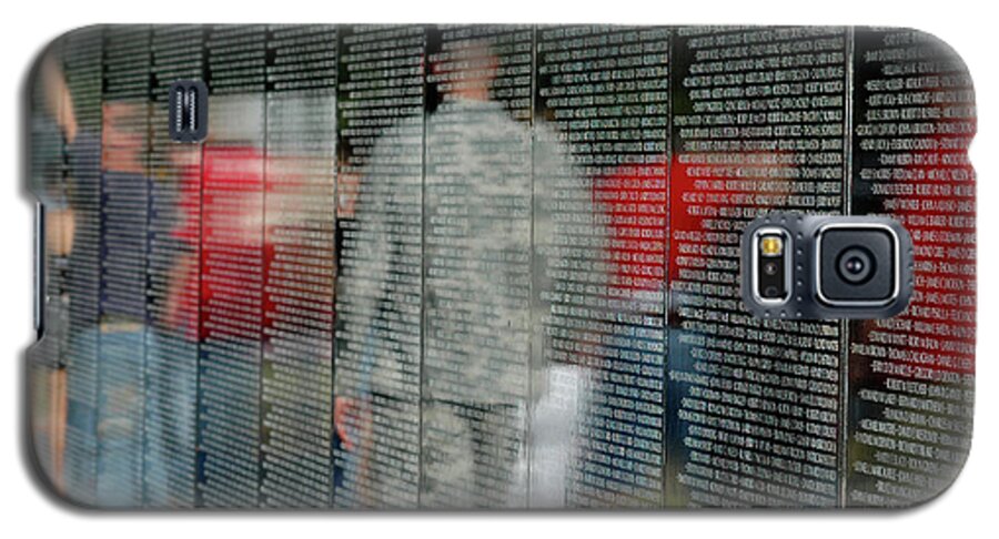 Traveling Vietnam Wall Galaxy S5 Case featuring the photograph For My Country by Carolyn Marshall