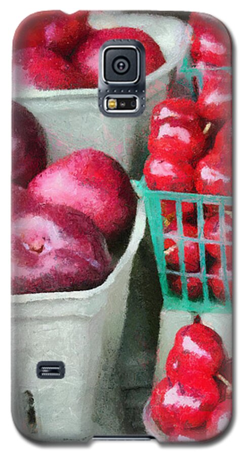 Apple Galaxy S5 Case featuring the painting Fresh Market Fruit by Jeffrey Kolker