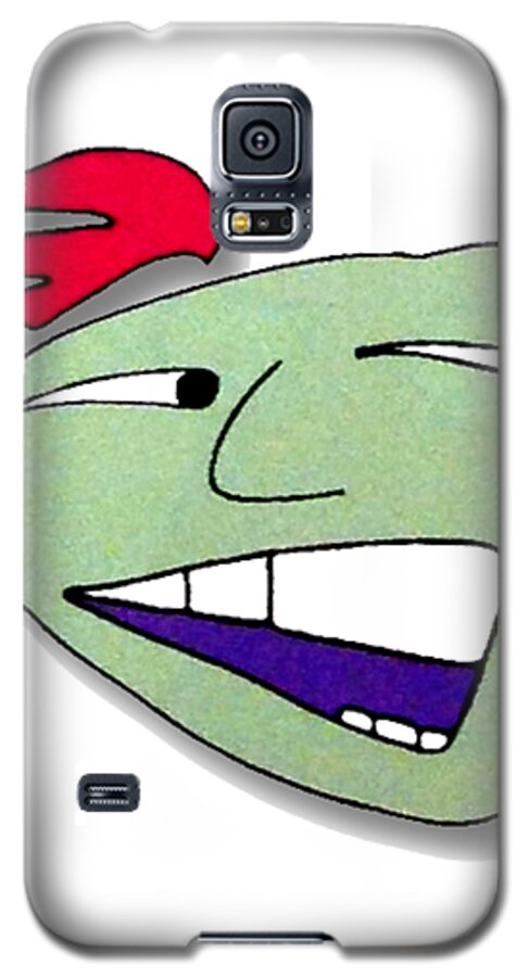 Paintings Galaxy S5 Case featuring the drawing FU Party People - Peep 019 by Dar Freeland