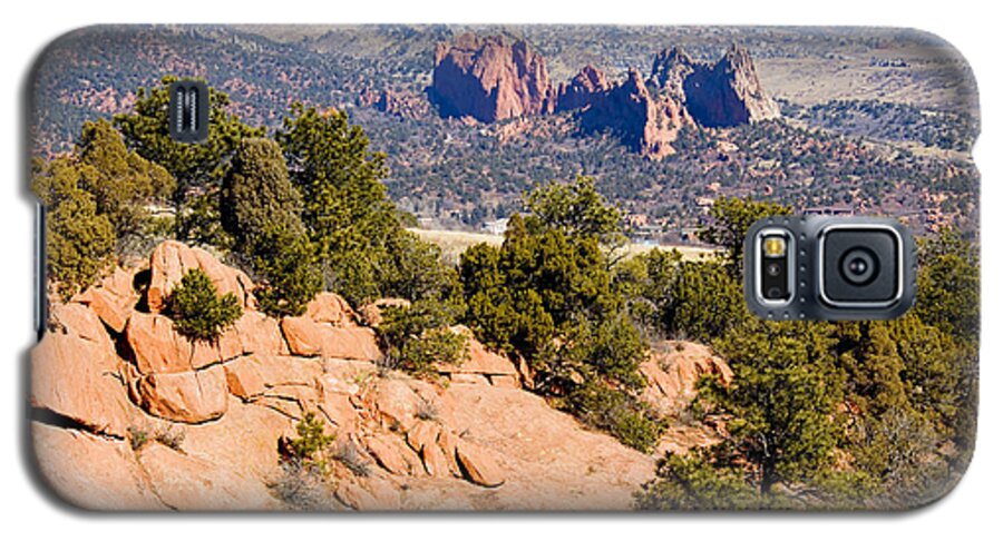 Garden Of The Gods Galaxy S5 Case featuring the photograph Garden of the Gods and Springs West Side by Steven Krull