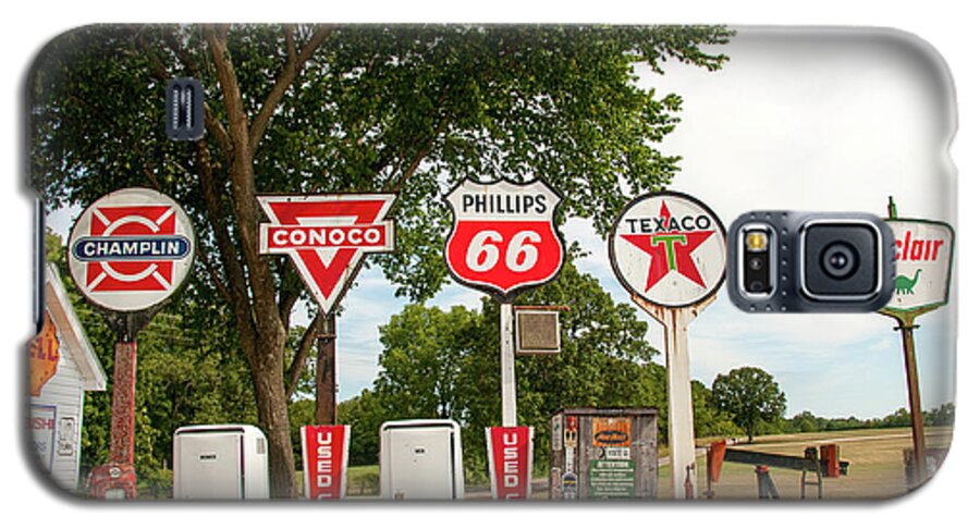 Missouri Galaxy S5 Case featuring the photograph Gas Signage by Steve Stuller