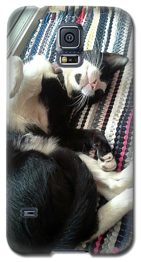 Gatchee Galaxy S5 Case featuring the photograph GATchee On A Mat by Sukalya Chearanantana