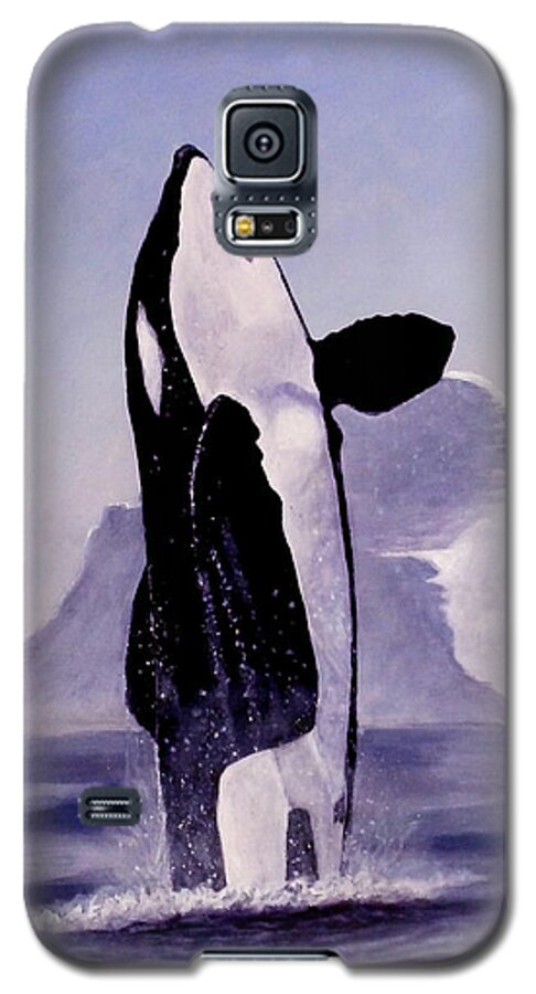 Water Galaxy S5 Case featuring the painting Gentle Giant by Dan Wagner