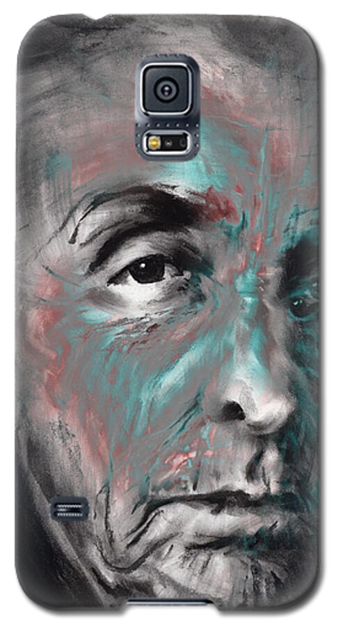 Figurative Galaxy S5 Case featuring the drawing Georgia-o'keeffe by Paul Davenport