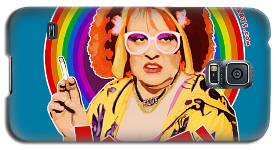 Auburn Jerry Hall Kathy Burke Gimme Gimme Gimme Vile Pussy Person Laziness Vile Galaxy S5 Case featuring the digital art Gimme Gimme Gimme - Vile by BFA Prints