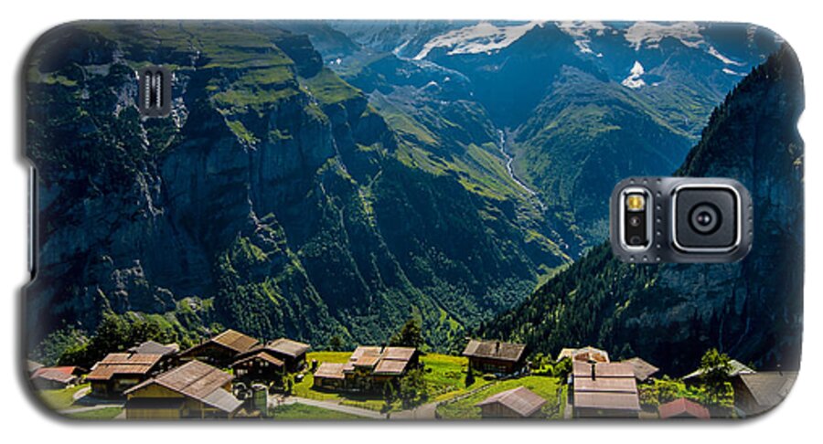 Gimmelwald Galaxy S5 Case featuring the photograph Gimmelwald in Swiss Alps - Switzerland by Gary Whitton