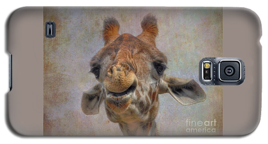 Giraffe Galaxy S5 Case featuring the photograph Giraffe by Savannah Gibbs