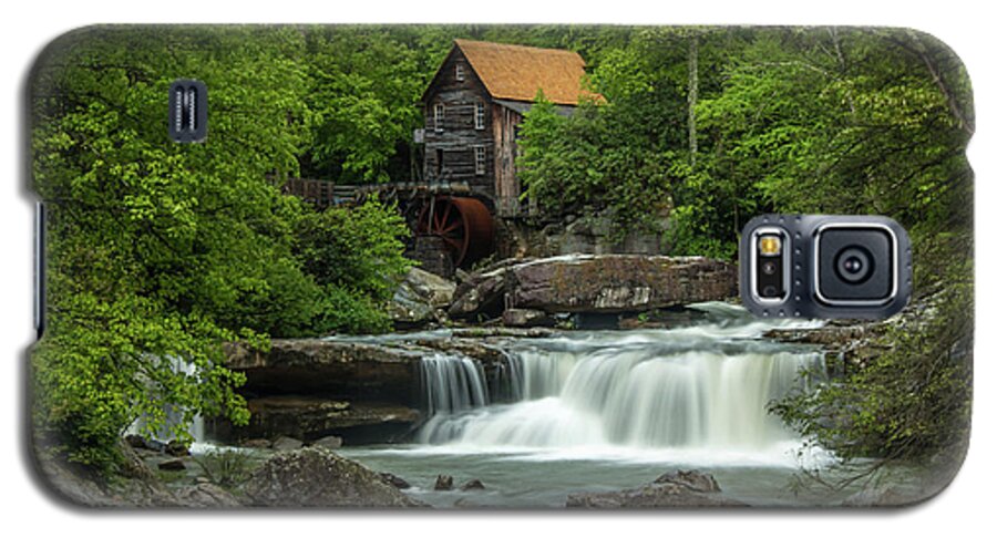 Landscape Galaxy S5 Case featuring the photograph Glade Creek Grist Mill in May by Chris Berrier