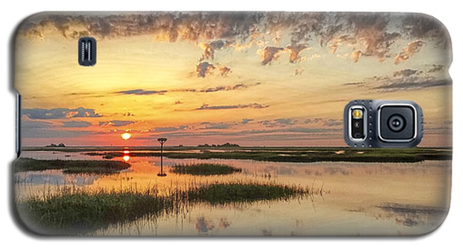 Clouds Galaxy S5 Case featuring the photograph Sunrise Sunset Photo Art - Go In Grace by Jo Ann Tomaselli