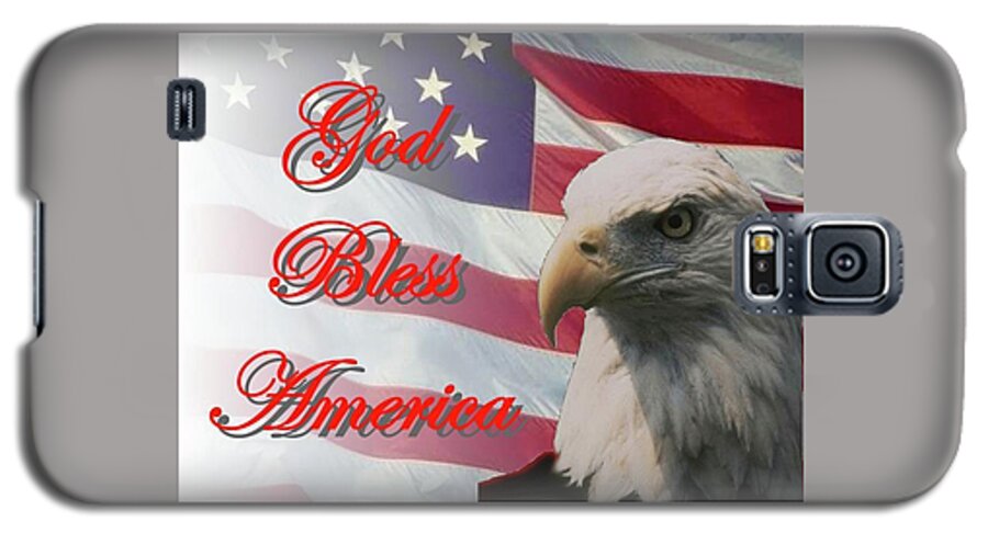 God Galaxy S5 Case featuring the photograph God Bless America by Jerry Battle