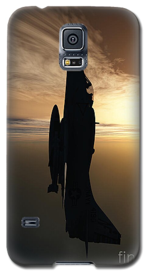 Aviation Galaxy S5 Case featuring the digital art Going Vertical by Richard Rizzo