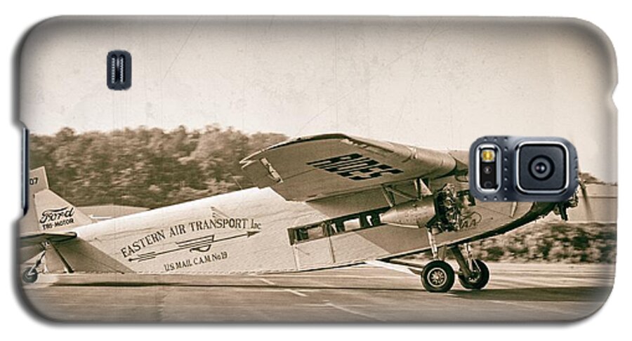 Briscoe Galaxy S5 Case featuring the photograph Golden Age Trimotor by Chris Buff