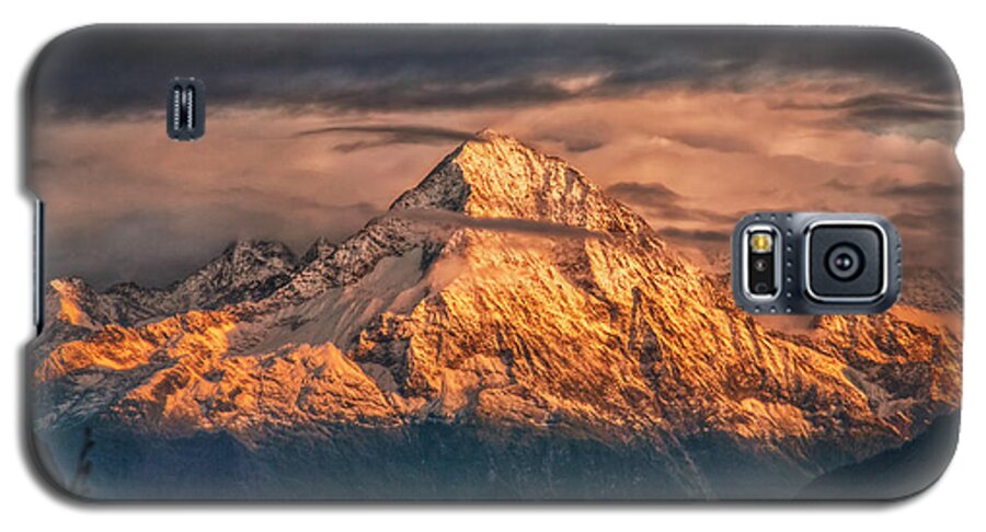 Switzerland Galaxy S5 Case featuring the photograph Golden Evening Sun by Hanny Heim