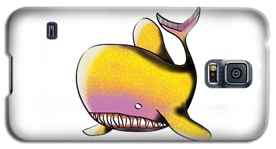 Goldfish Galaxy S5 Case featuring the digital art Goldfish by Piotr Dulski