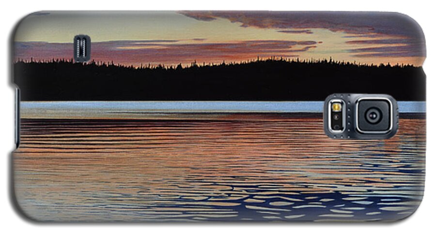 Lakes Galaxy S5 Case featuring the painting Graham Lake by Kenneth M Kirsch