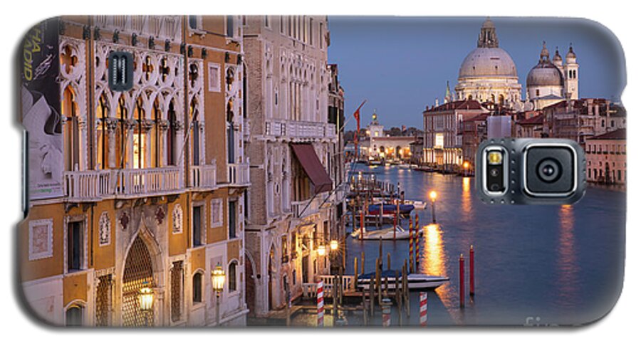 Venice Galaxy S5 Case featuring the photograph Grand Canal Twilight by Brian Jannsen
