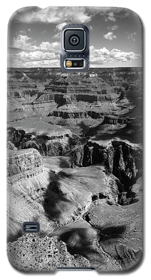 Grand Canyon Galaxy S5 Case featuring the photograph Grand Canyon BW by RicardMN Photography