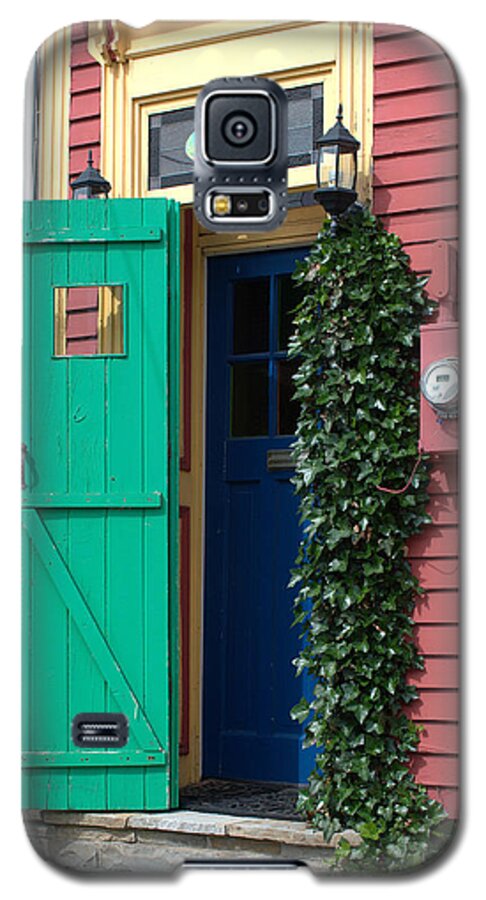 Door Galaxy S5 Case featuring the photograph Green Door by Douglas Pike
