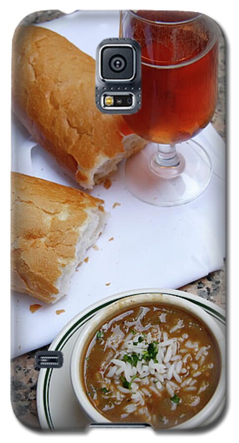 New Orleans Galaxy S5 Case featuring the photograph Gumbo Lunch by KG Thienemann