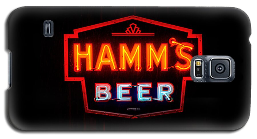 Hamm's Beer Galaxy S5 Case featuring the photograph Hamm's Beer by Susan McMenamin