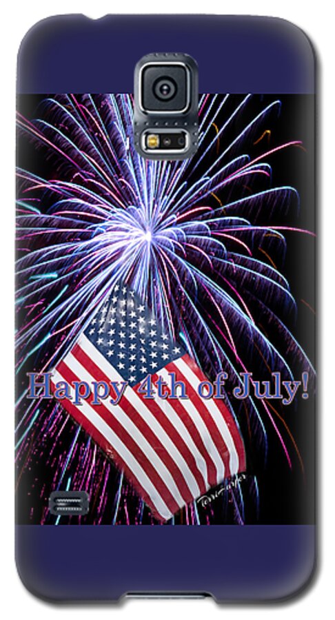 Independence Day Galaxy S5 Case featuring the photograph Happy Fourth of July by Terri Harper