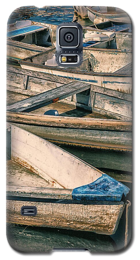 Boats Galaxy S5 Case featuring the photograph Harbor Boats by Timothy Johnson
