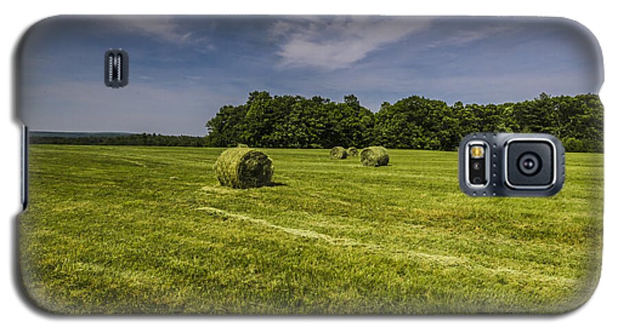 Mowed Galaxy S5 Case featuring the photograph Harvested by Robert McKay Jones