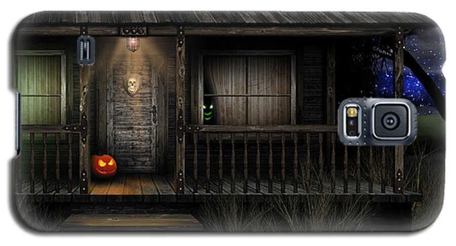 Halloween Galaxy S5 Case featuring the digital art Haunted Halloween 2016 by Anthony Citro