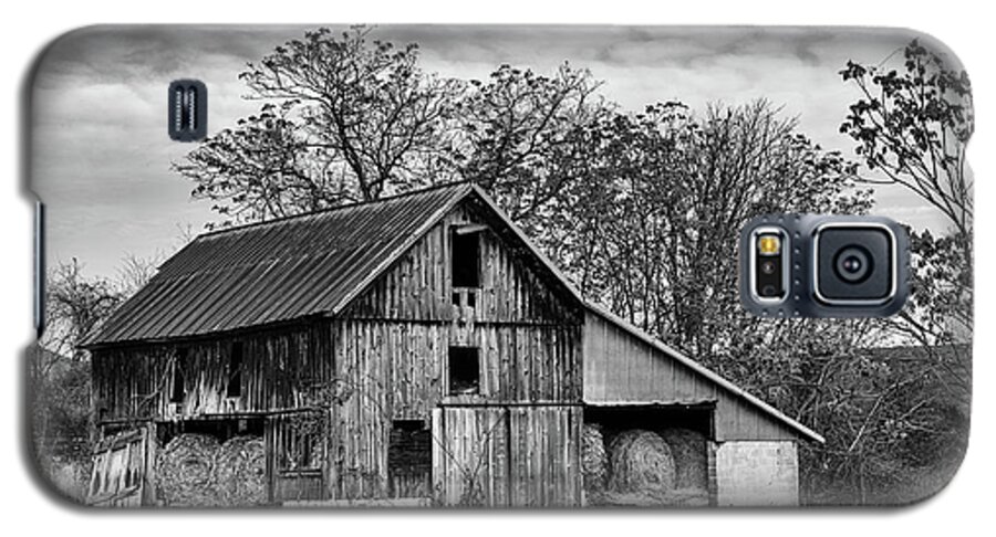 Barn Galaxy S5 Case featuring the photograph Hay Storage by Nicki McManus