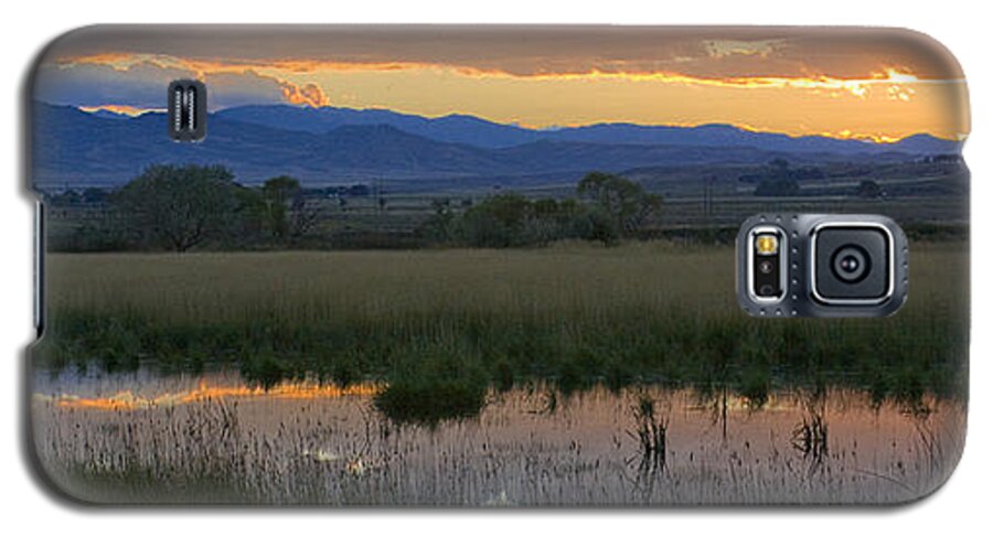 Canal Galaxy S5 Case featuring the photograph Heart Mountain Sunset by Idaho Scenic Images Linda Lantzy
