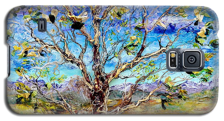 Tree Galaxy S5 Case featuring the painting Herald by Regina Valluzzi