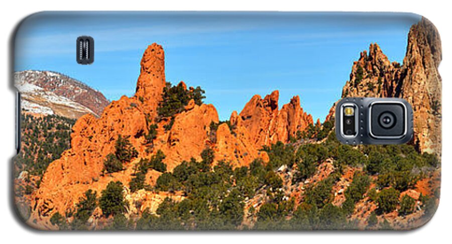 Garden Of The Gods High Point Galaxy S5 Case featuring the photograph High Point Panorama At Garden Of The Gods by Adam Jewell