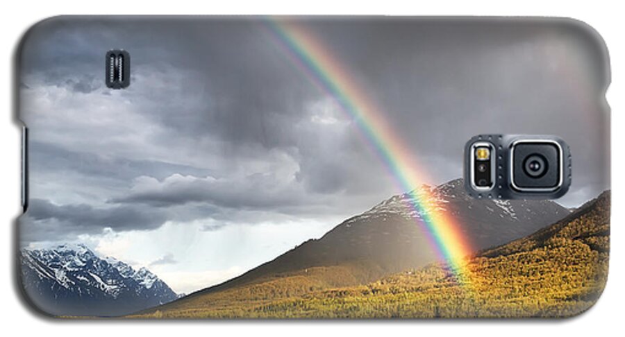 Alaska Galaxy S5 Case featuring the photograph Hiland Mountain by Ed Boudreau