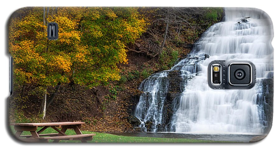 Holley Canal Falls Galaxy S5 Case featuring the photograph Holley Canal Falls by Mark Papke